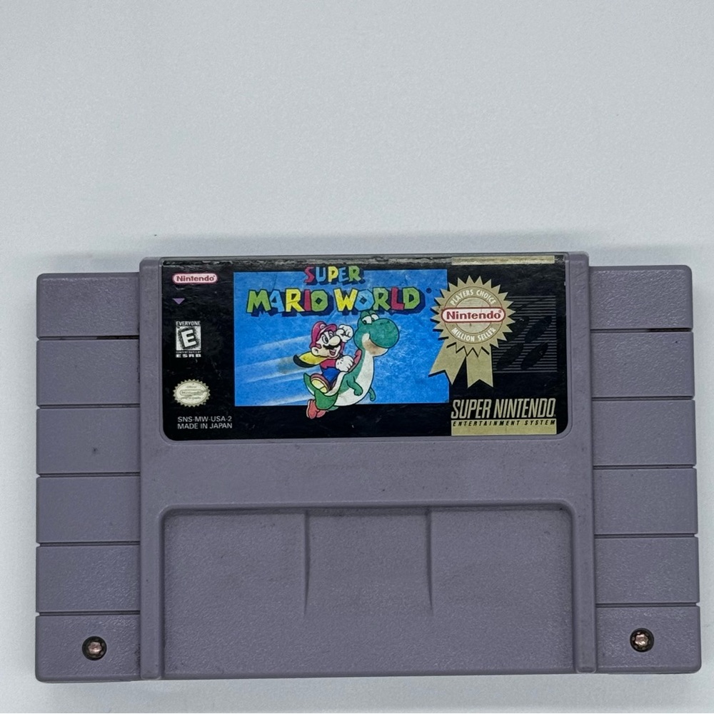 Super Mario World - SNES Game Authentic, Tested & Working.